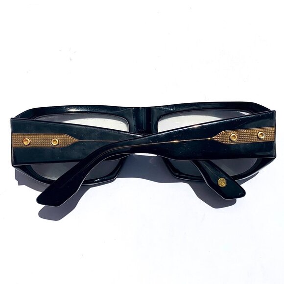 Luxury Eyewear: DITA Superflight DTS133-61-01 Designer Frames Black Gold, Japan - Picture 3 of 10